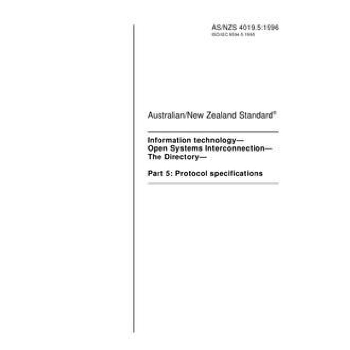 AS/NZS 4019.5 PDF