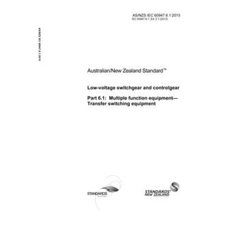 AS/NZS IEC 60947.6.1 PDF