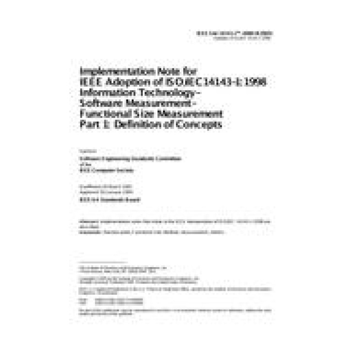 IEEE 14143.1 PDF