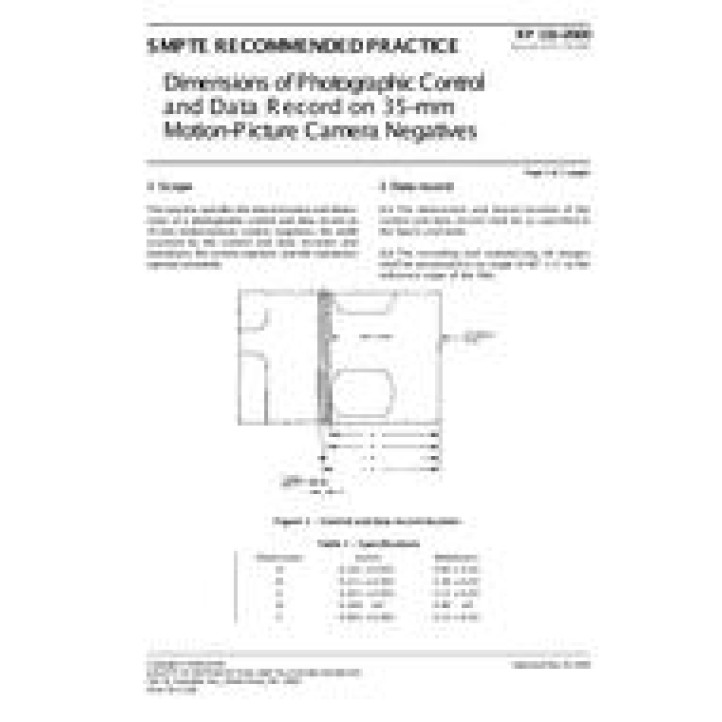 SMPTE RP 116 PDF