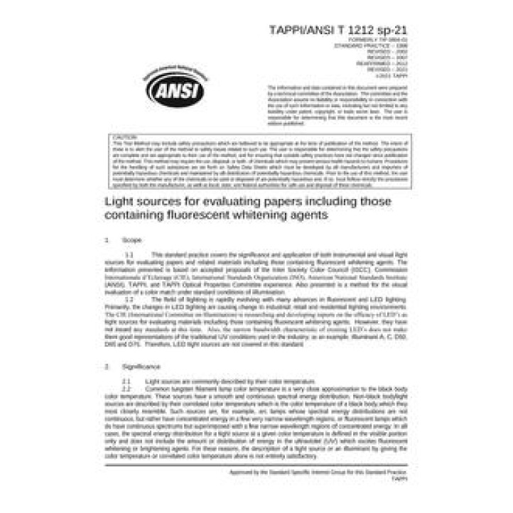 TAPPI T 1212 PDF