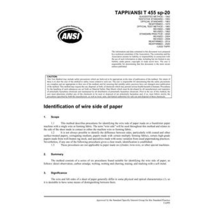 TAPPI T 455 PDF