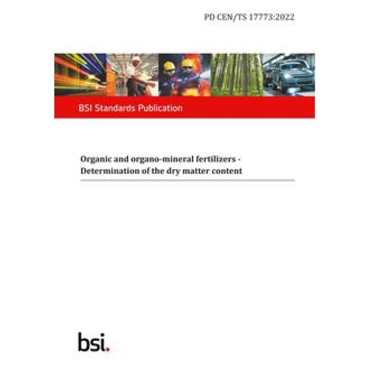 BS PD CEN/TS 17773 PDF