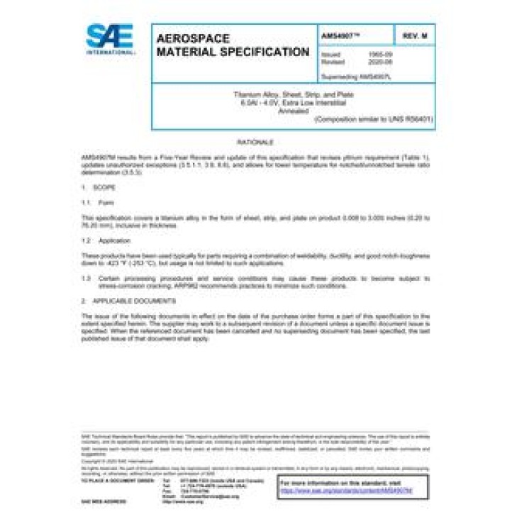 SAE AMS4907M PDF