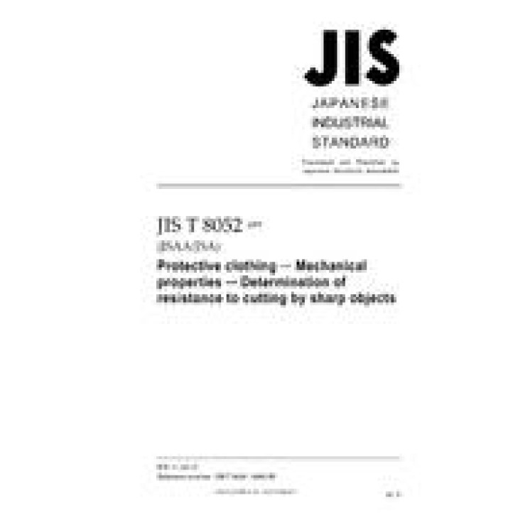 JIS T 8052 PDF