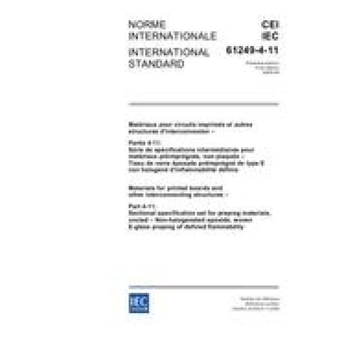 IEC 61249-4-11 Ed. 1.0 b PDF