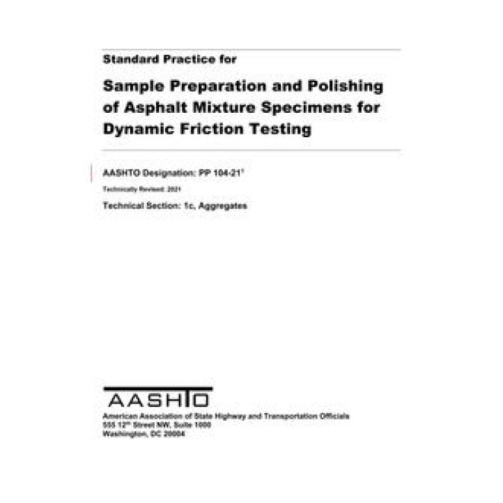 AASHTO PP 104 PDF