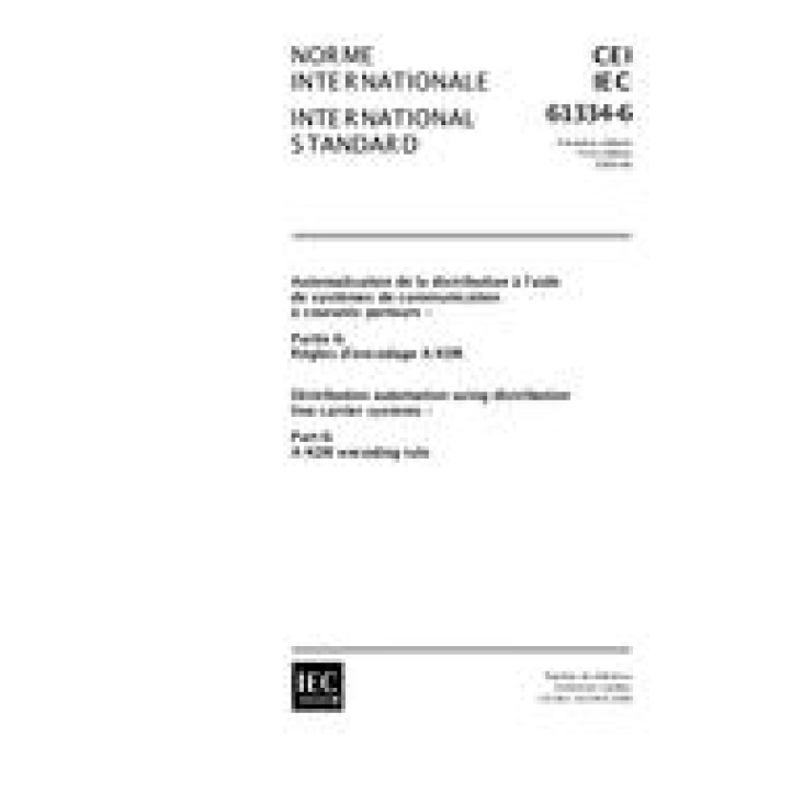 IEC 61334-6 Ed. 1.0 b PDF