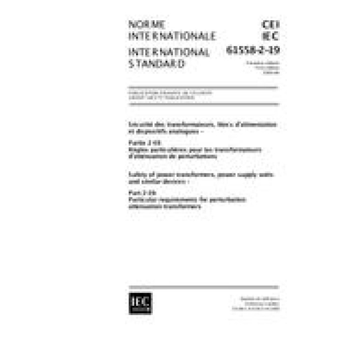 IEC 61558-2-19 Ed. 1.0 b PDF