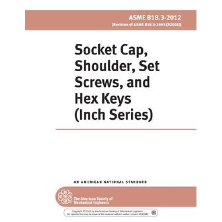 ASME B18.3 PDF download