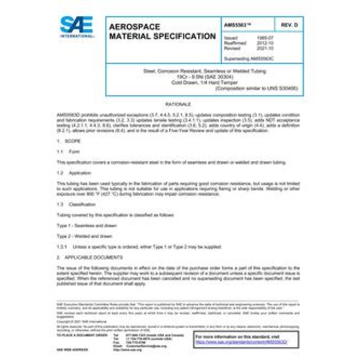 SAE AMS5563D PDF