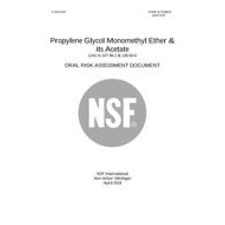 NSF Propylene Glycol Monomethyl Ether &amp; its Acetate PDF