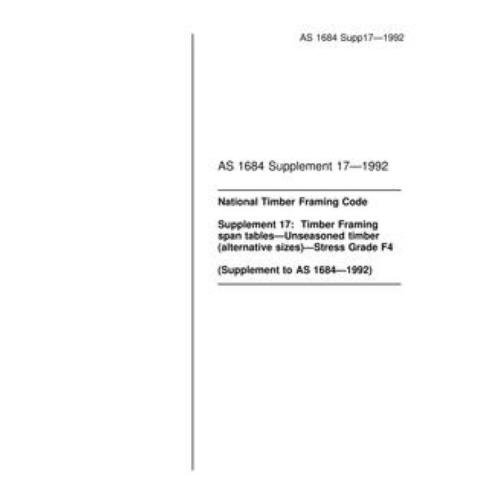 AS 1684 SUPP 17 PDF