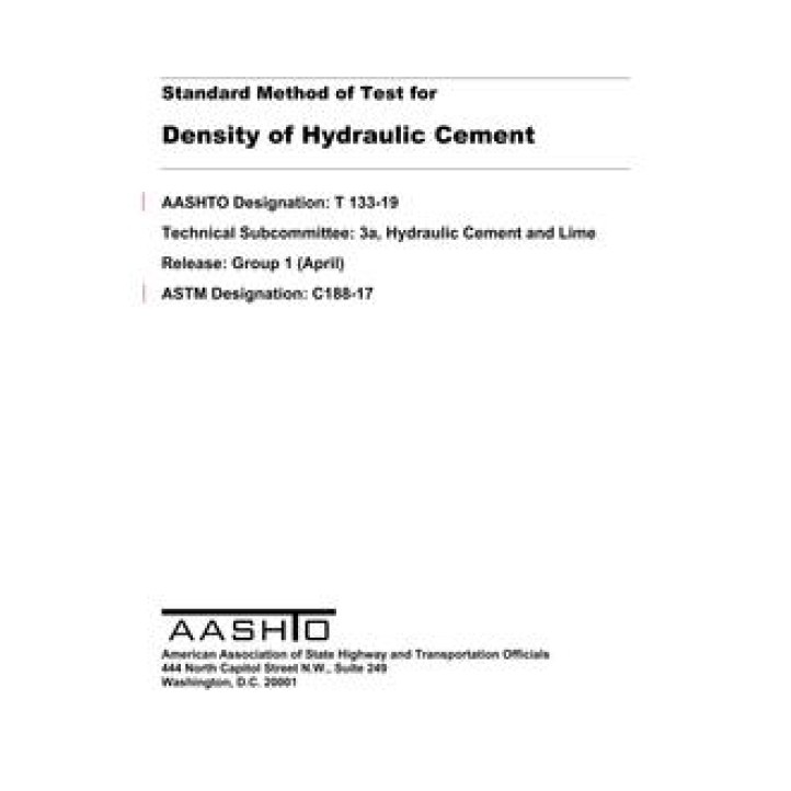 AASHTO T 133 PDF download