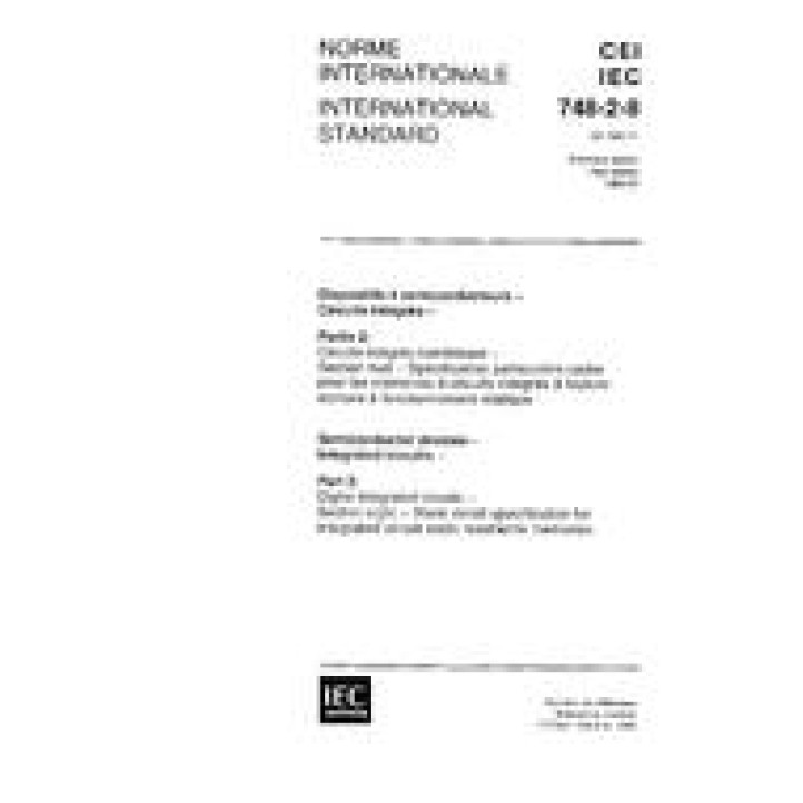 IEC 60748-2-8 Ed. 1.0 b PDF