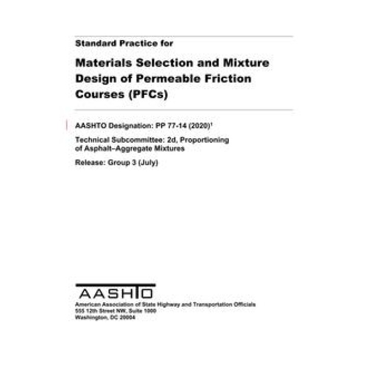 AASHTO PP 77 PDF