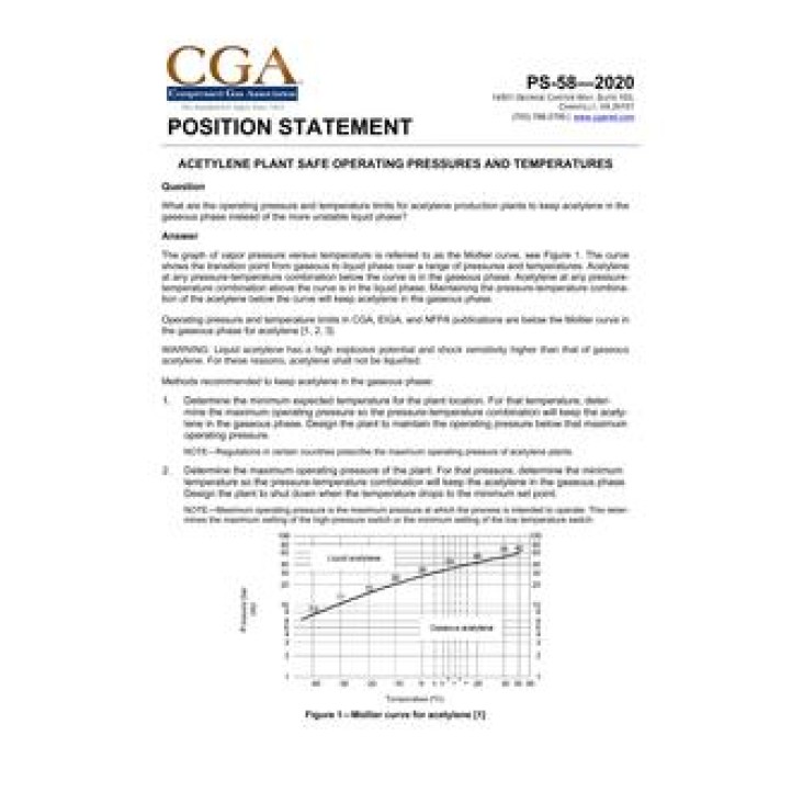 CGA PS-58 PDF