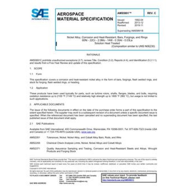 SAE AMS5891C PDF