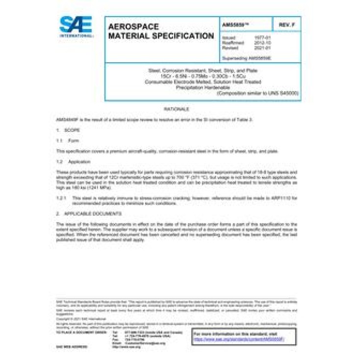 SAE AMS5859F PDF