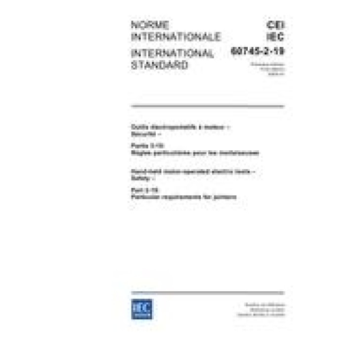 IEC 60745-2-19 Ed. 1.0 b PDF