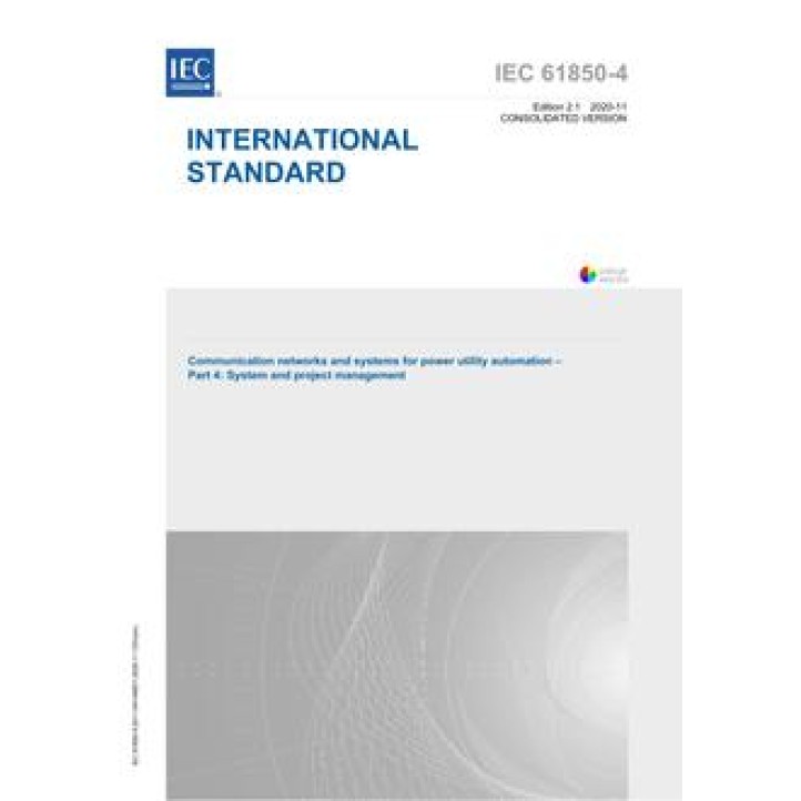 IEC 61850-4 Ed. 2.1 en PDF