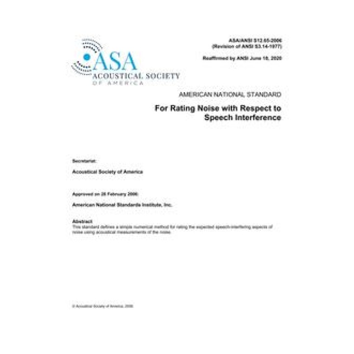 ASA S12.65 PDF