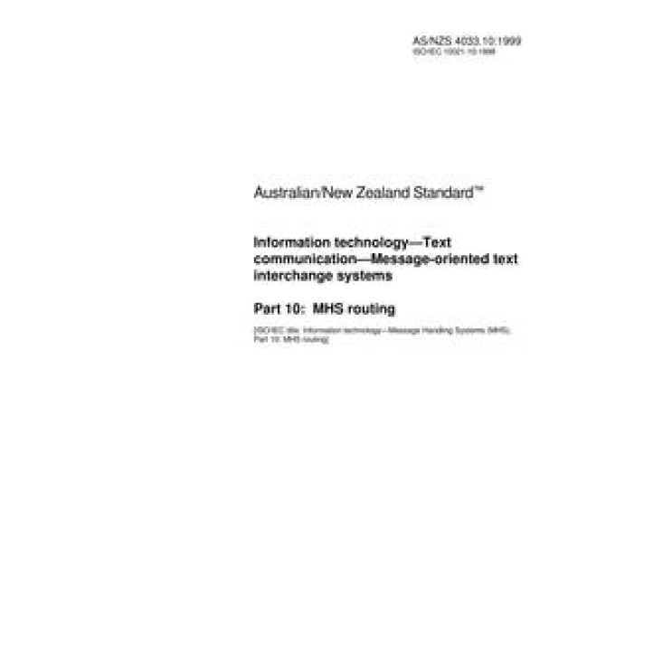 AS/NZS 4033.10 PDF