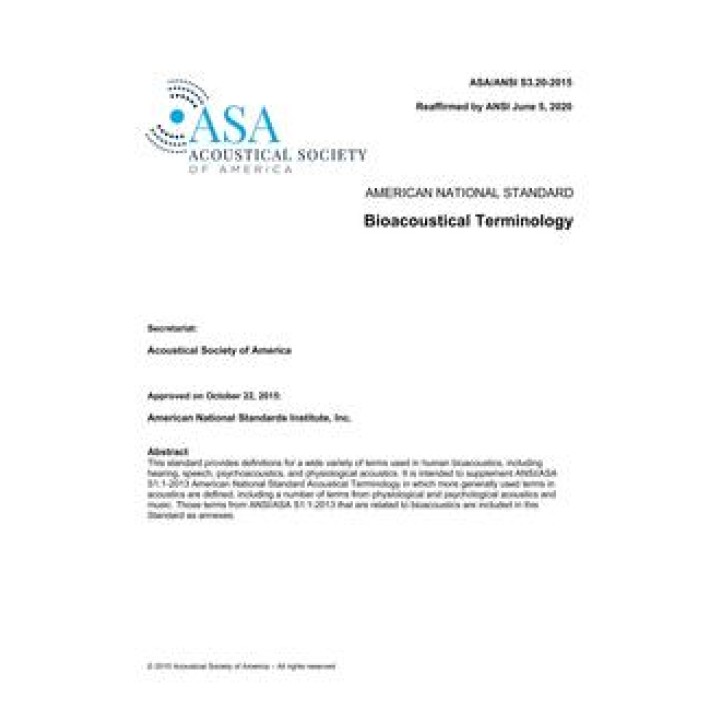 ASA S3.20 PDF