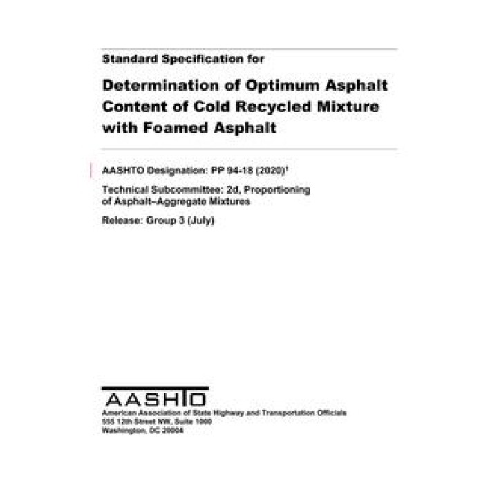 AASHTO PP 94 PDF