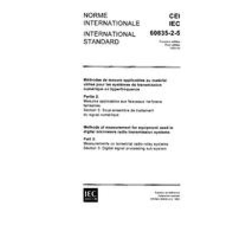 IEC 60835-2-5 Ed. 1.0 b PDF