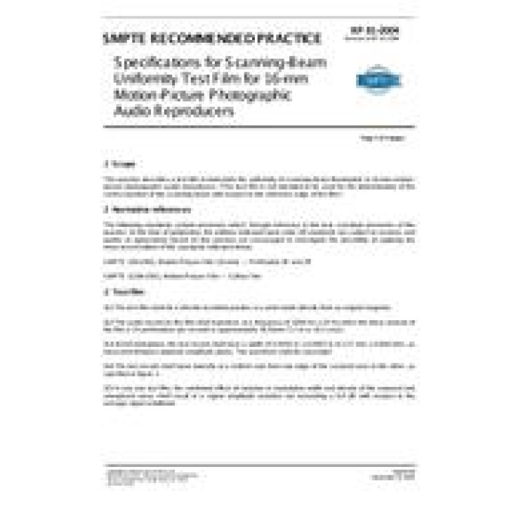 SMPTE RP 81 PDF