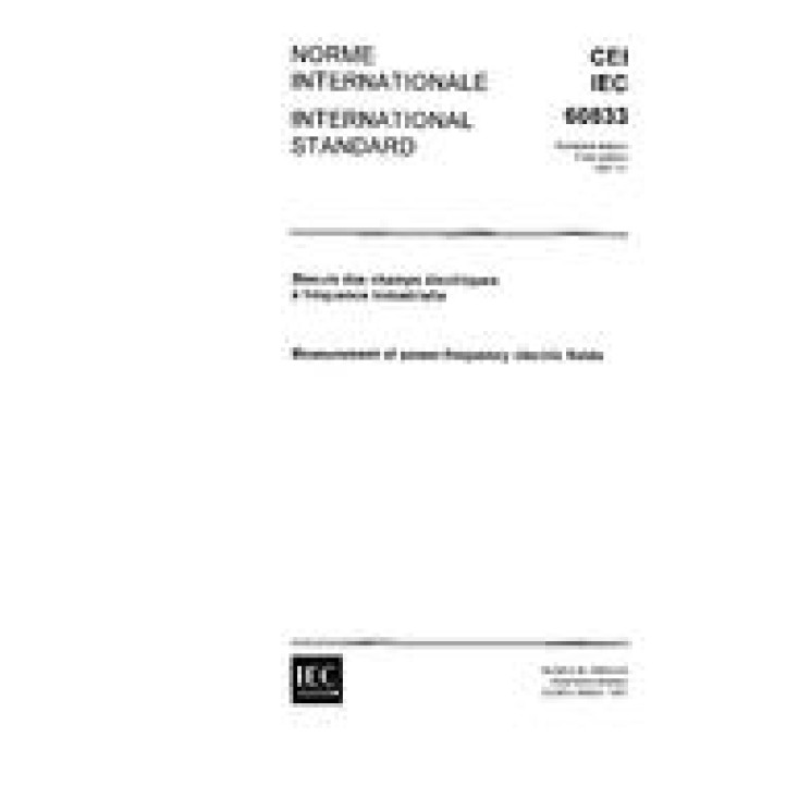 IEC 60833 Ed. 1.0 b PDF