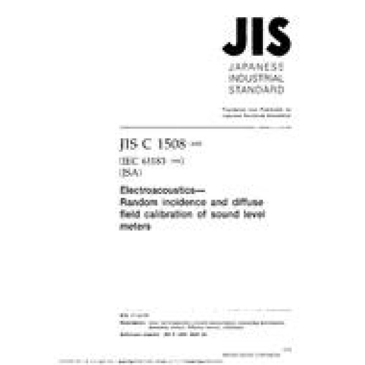 JIS C 1508 PDF