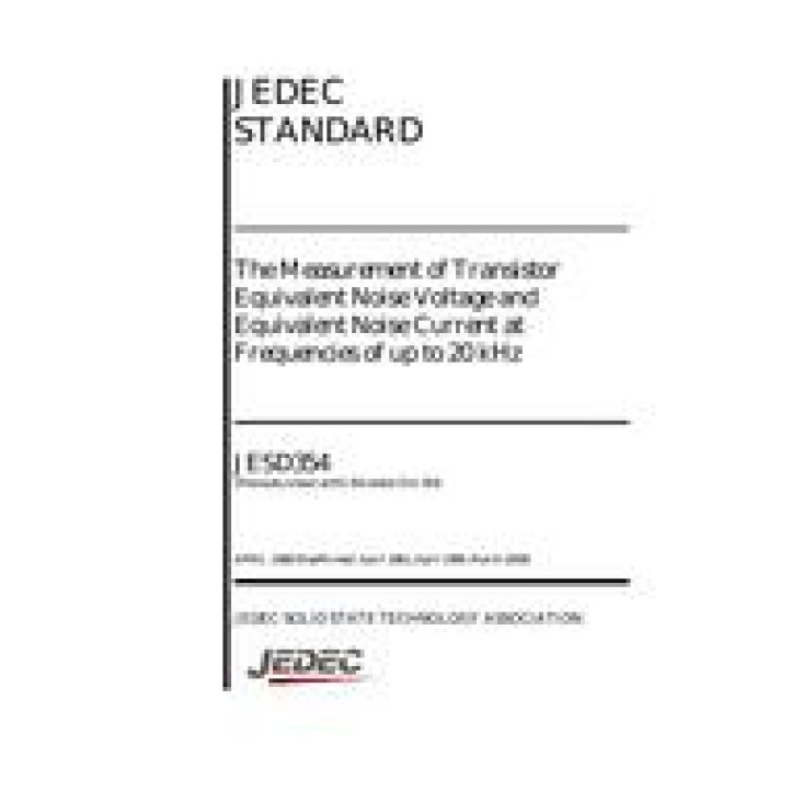 JEDEC JESD 354 (R2009) PDF