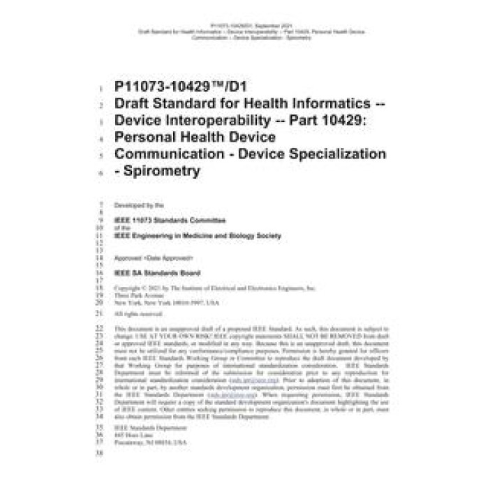 IEEE P11073-10429 PDF