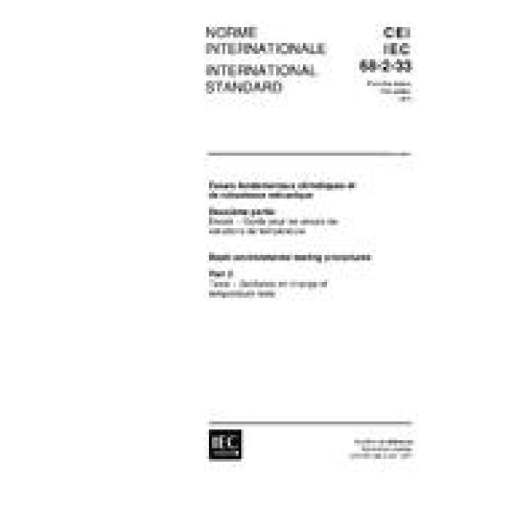 IEC 60068-2-33 Ed. 1.0 b PDF