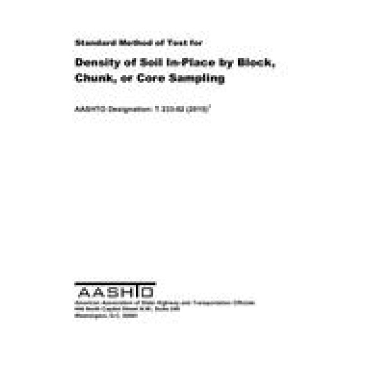 AASHTO T 233 PDF