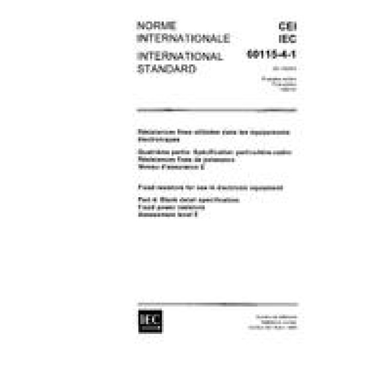 IEC 60115-4-1 Ed. 1.0 b PDF