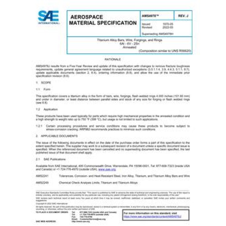 SAE AMS4978J PDF