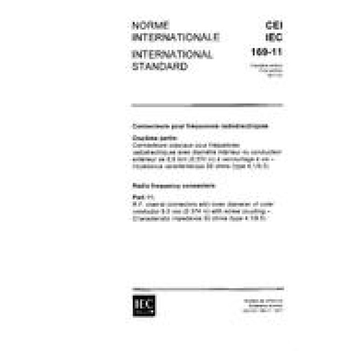 IEC 60169-11 Ed. 1.0 b PDF