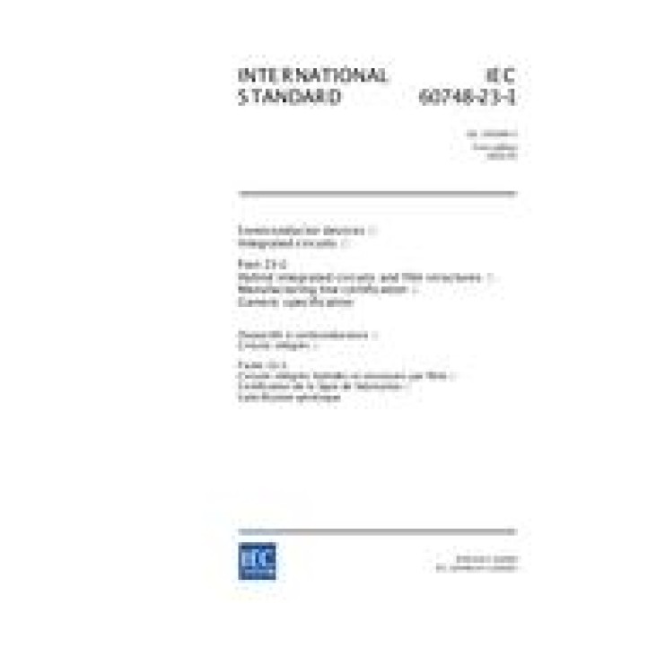 IEC 60748-23-1 Ed. 1.0 en PDF