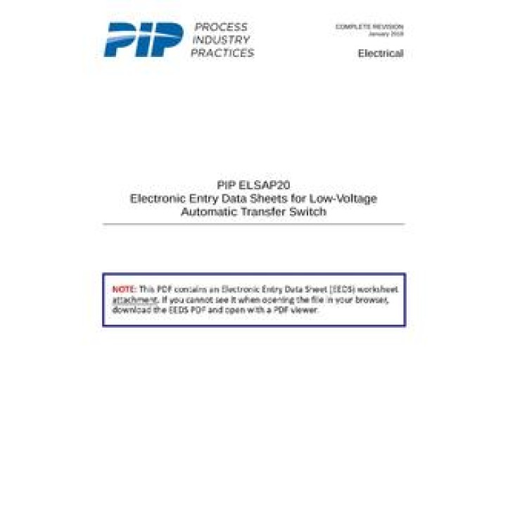 PIP ELSAP20-EEDS PDF