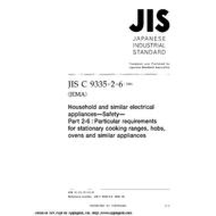 JIS C 9335-2-6 PDF