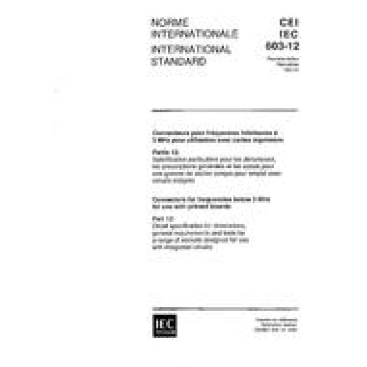 IEC 60603-12 Ed. 1.0 b PDF