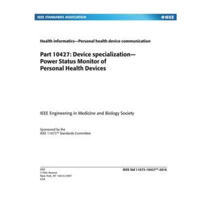 IEEE 11073-10427 PDF