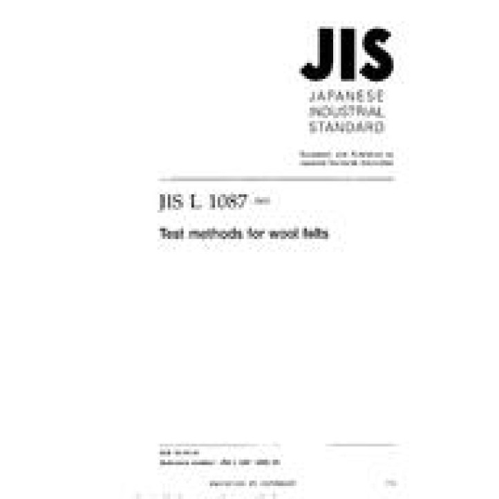 JIS L 1087 PDF