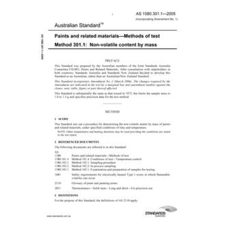 AS 1580.301.1 PDF