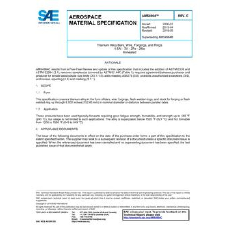 SAE AMS4964C PDF