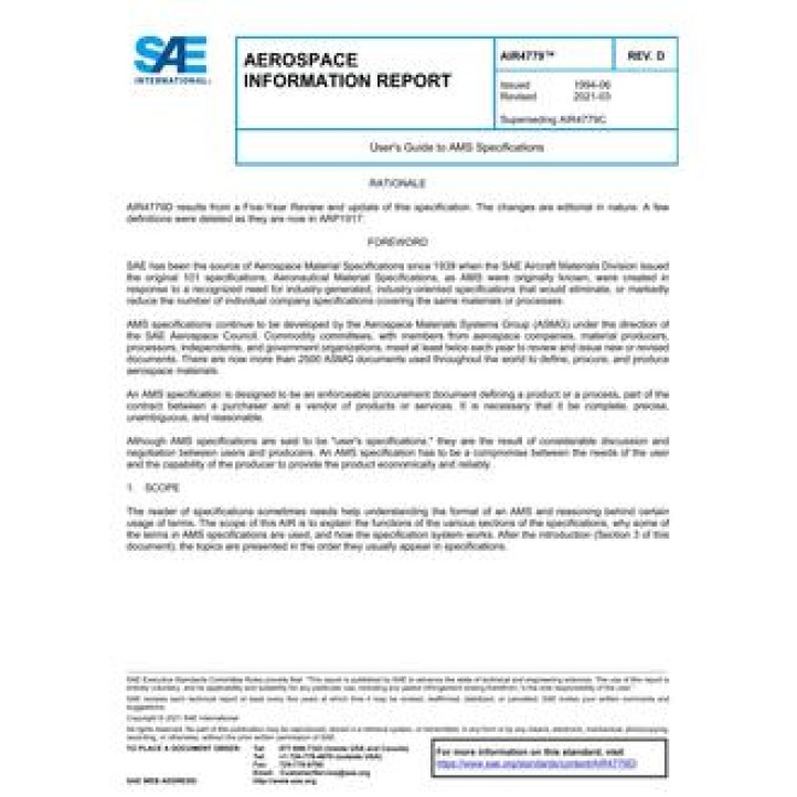 SAE AIR4779D PDF