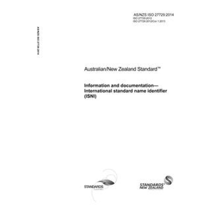 AS/NZS ISO 27729 PDF